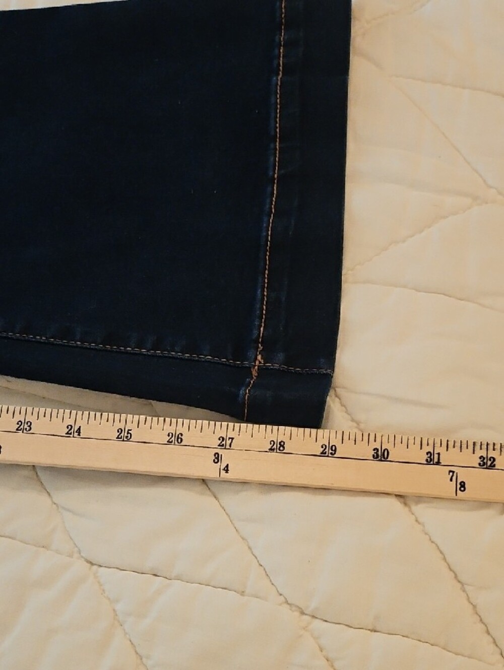 Rachel Roy -4 Button Fly -High Rise Flare Jeans- Size 12/31 - Picture 5 of 10